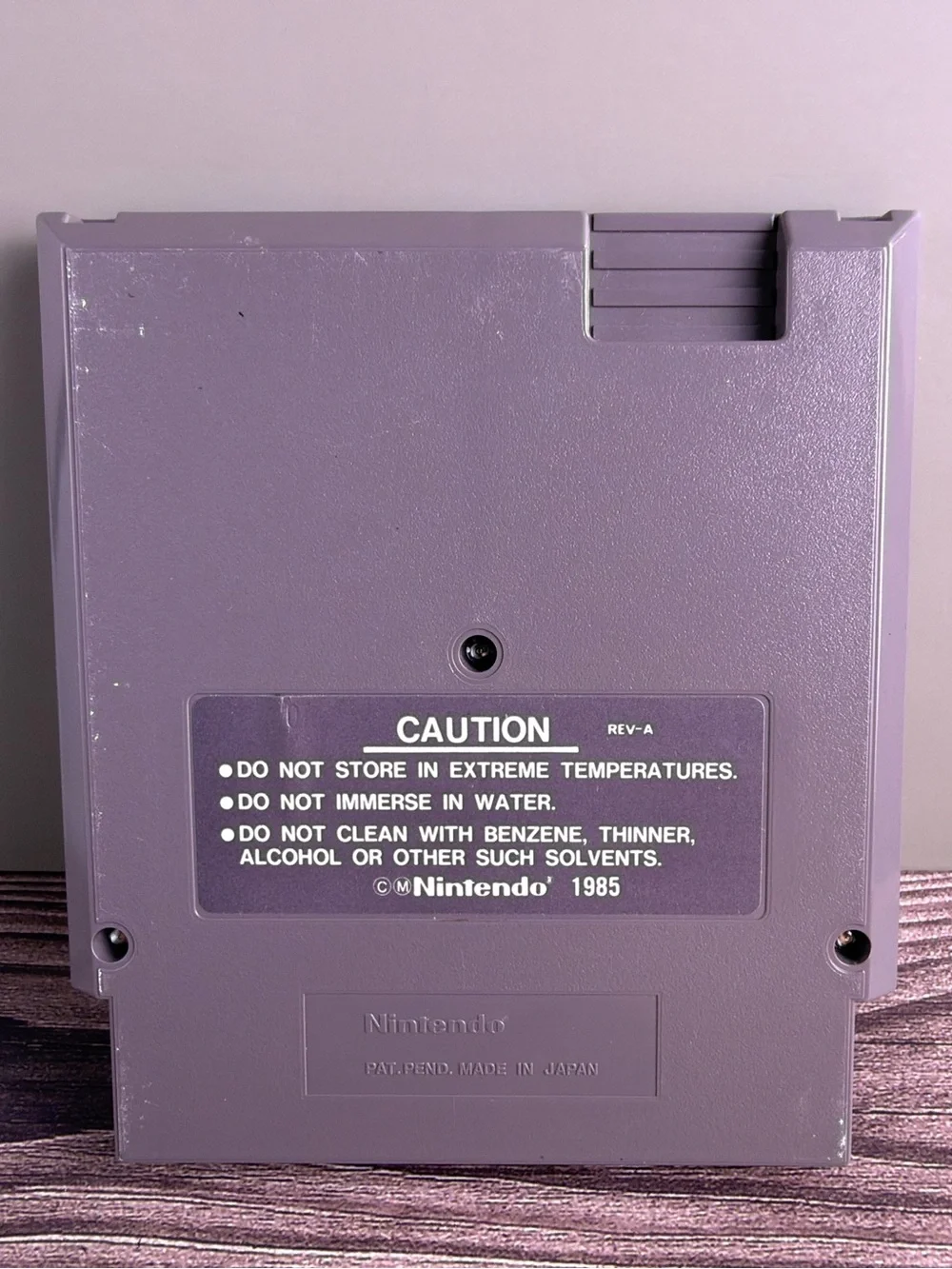 Vintage 1989 Nintendo NES Tetris Game Cartridge